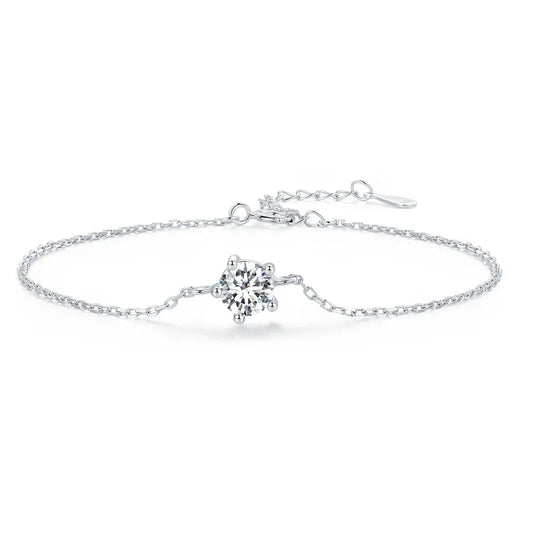 Solitary Diamond Elegant Bracelet