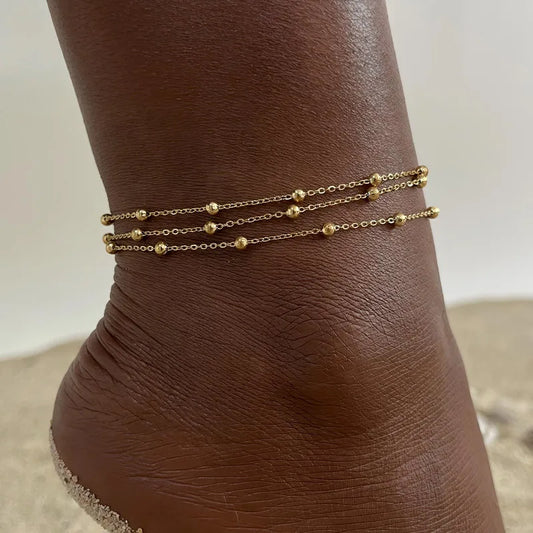Sway Gold Anklet