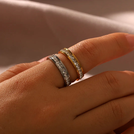 Titanium Everlasting Eternity Stackable Band