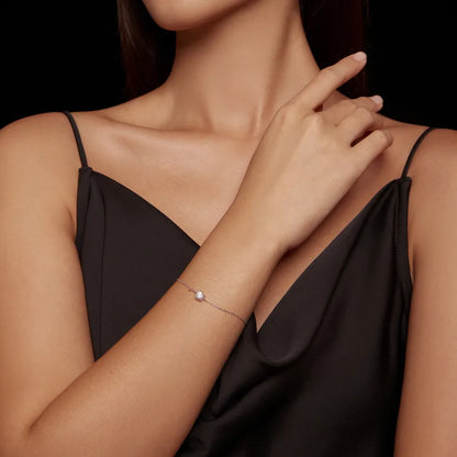 Solitary Diamond Elegant Bracelet