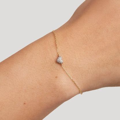 Solstice Spark Heart Bracelet