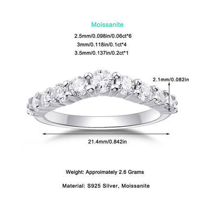 Graduated Diamond Band