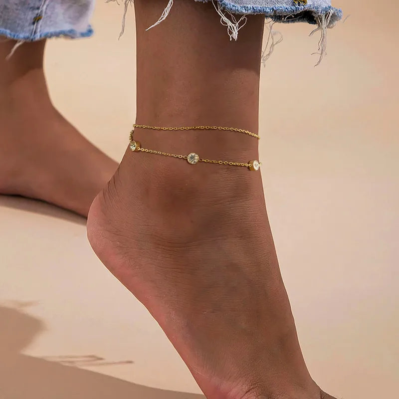 Sway Gold Anklet