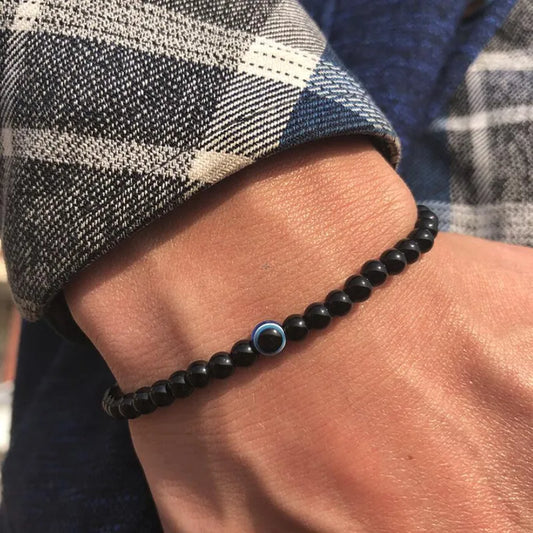 Third Eye Agate Natural Stone Beaded Bracelet