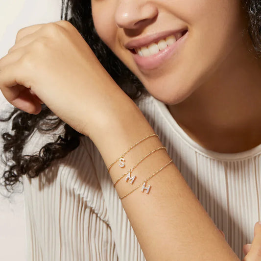 Initial Embrace Bracelet