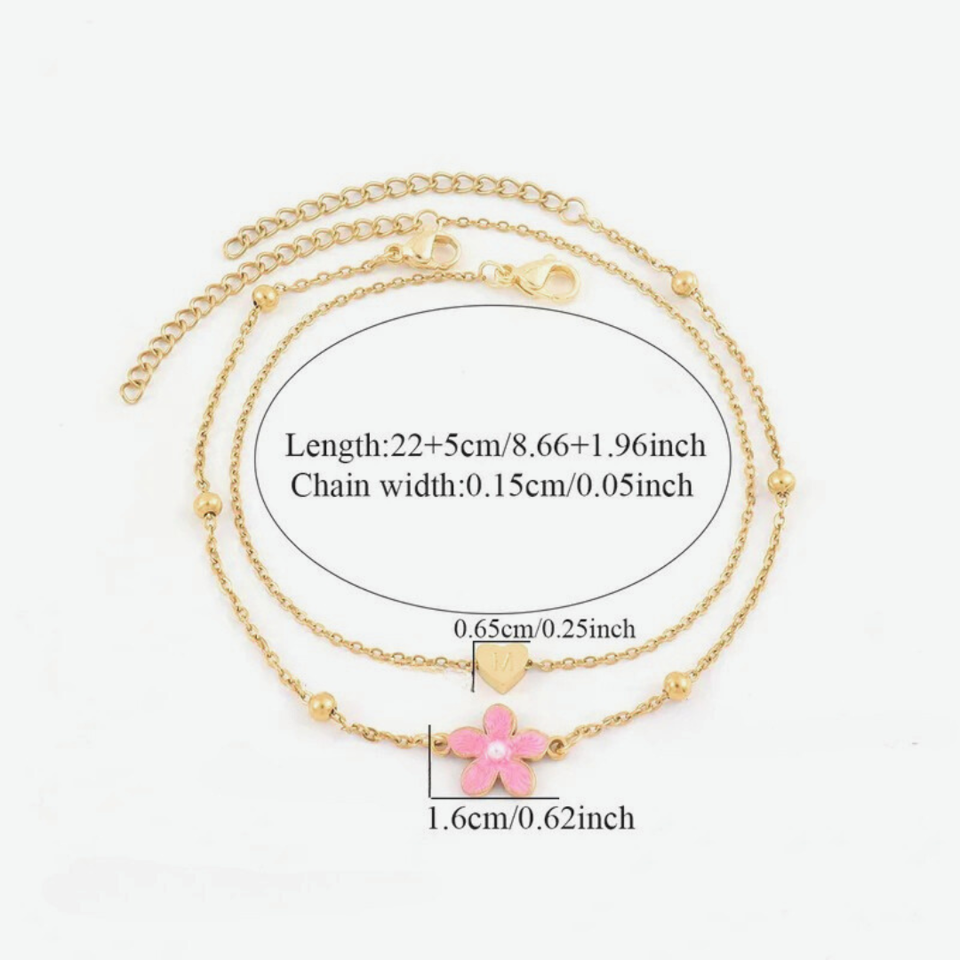 Custom Initial Cable Chain Anklet