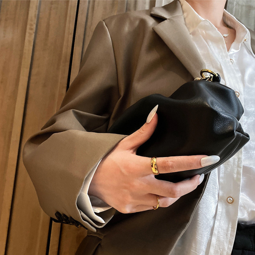 Titanium 18K Gold Stackable Premium Minimalistic Ring