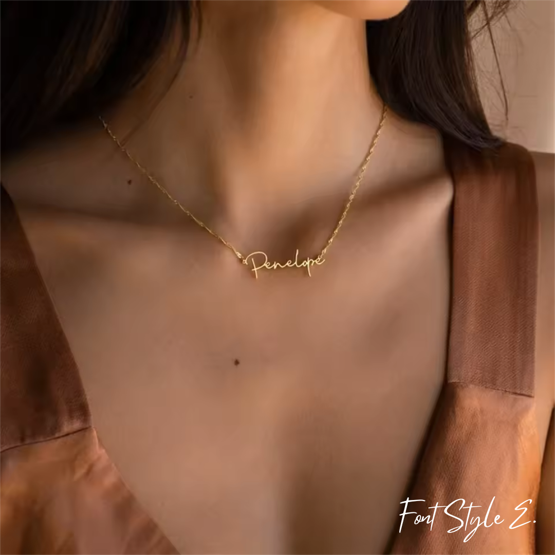 Perfect Gift For Her Elegant Customizable Name Necklace