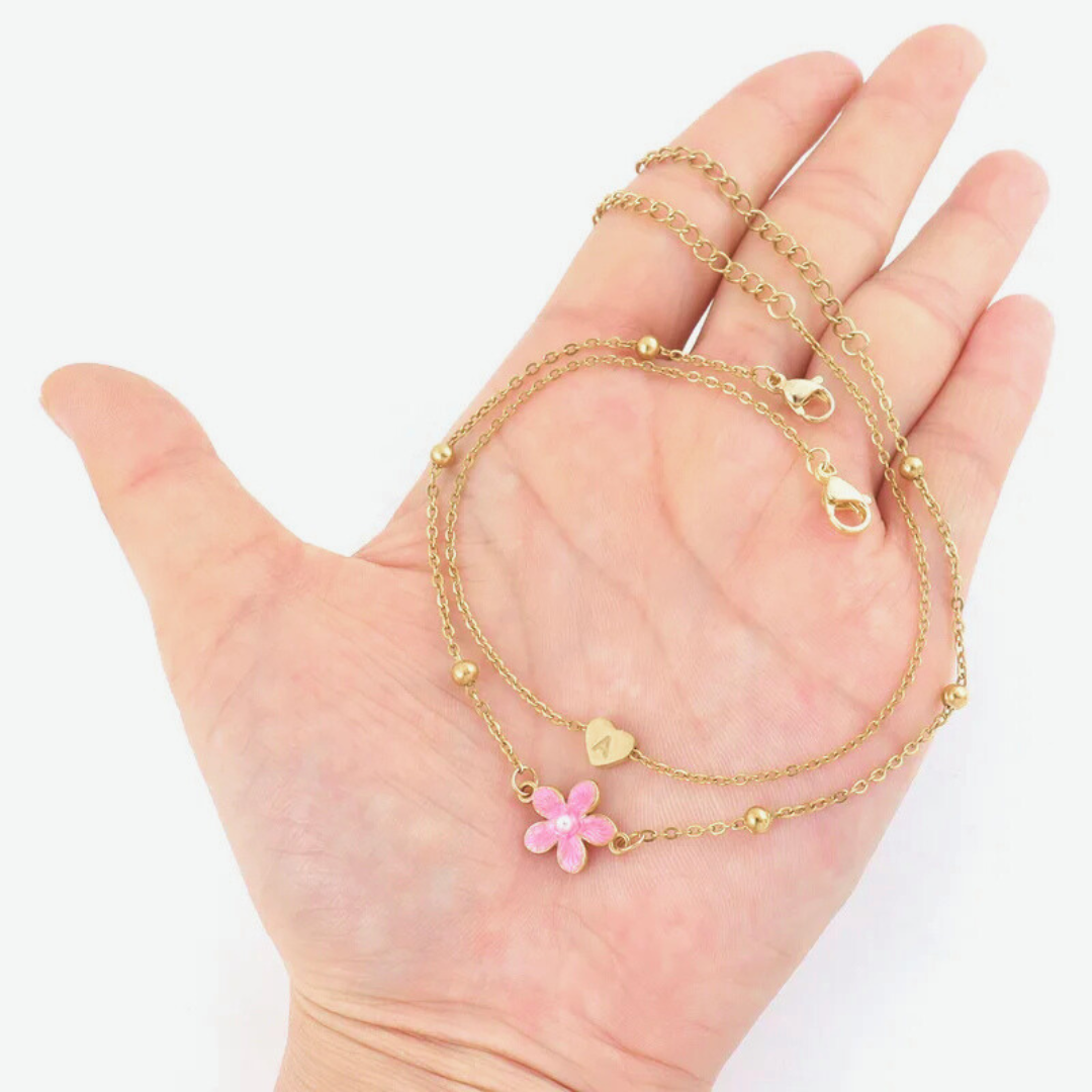 Custom Initial Cable Chain Anklet