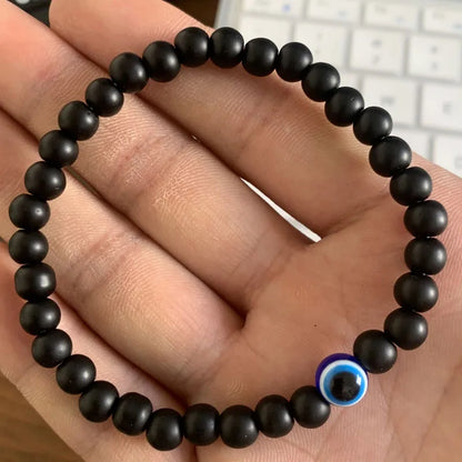 Third Eye Agate Natural Stone Beaded Bracelet