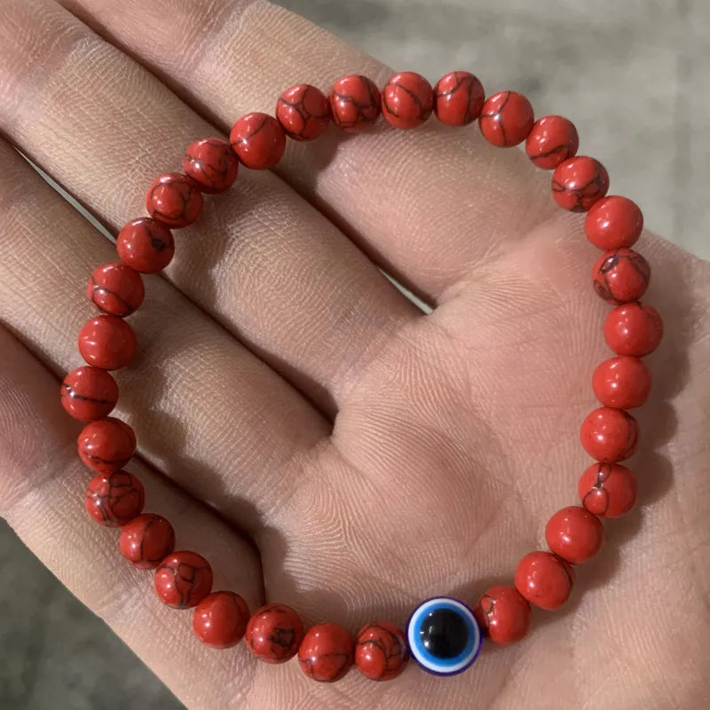 Third Eye Agate Natural Stone Beaded Bracelet