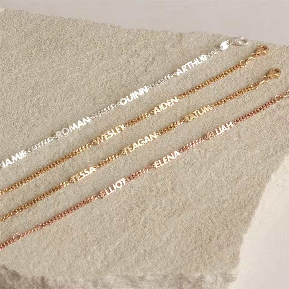 Personalized Name Cuban Chain Bracelet