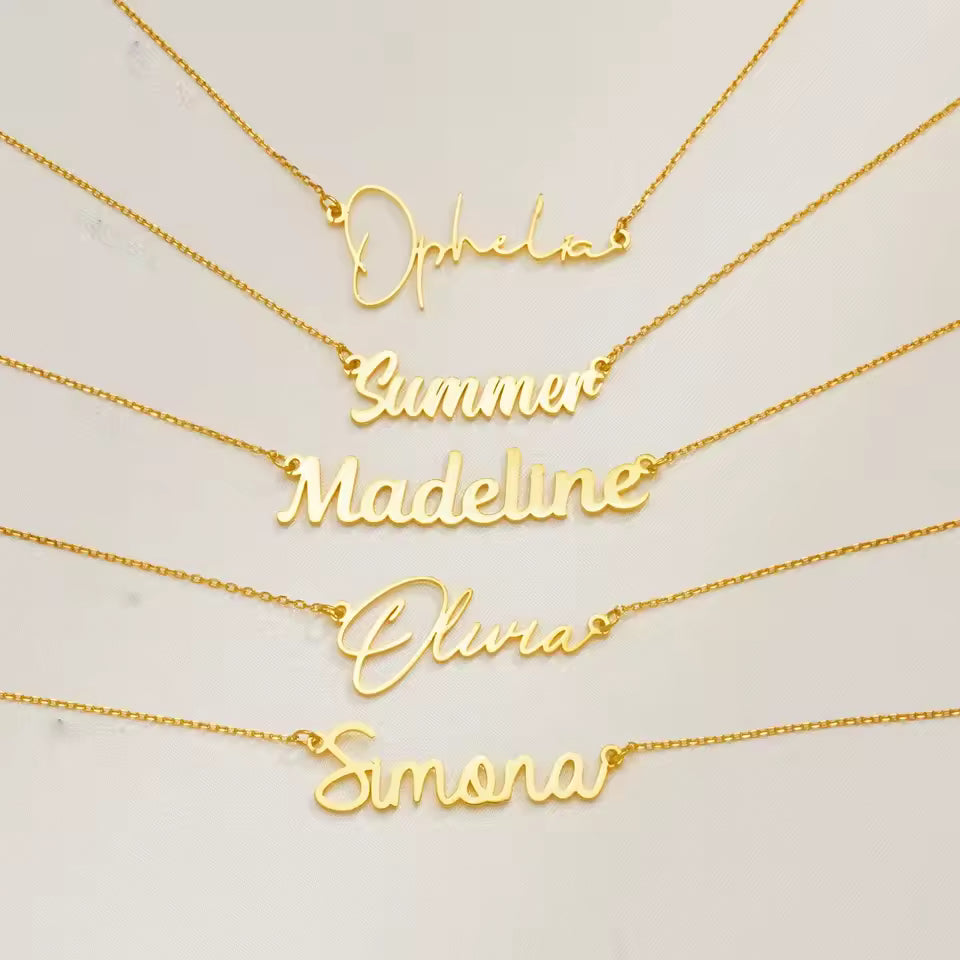 Perfect Gift For Her Elegant Customizable Name Necklace