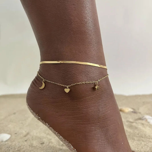 Sway Gold Anklet