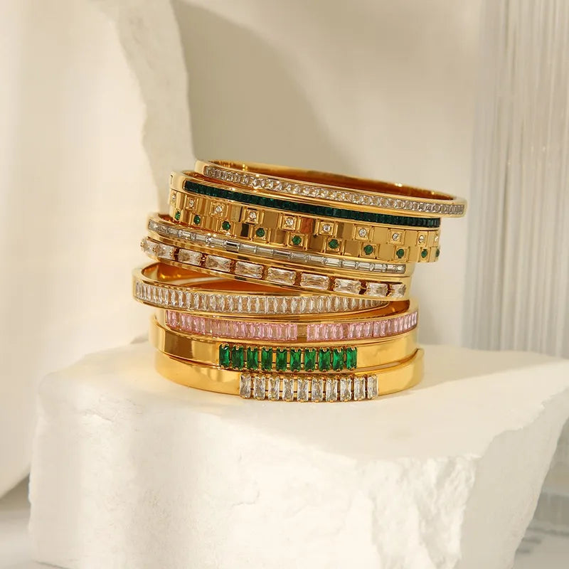 Celestial Stack Gold Bangles