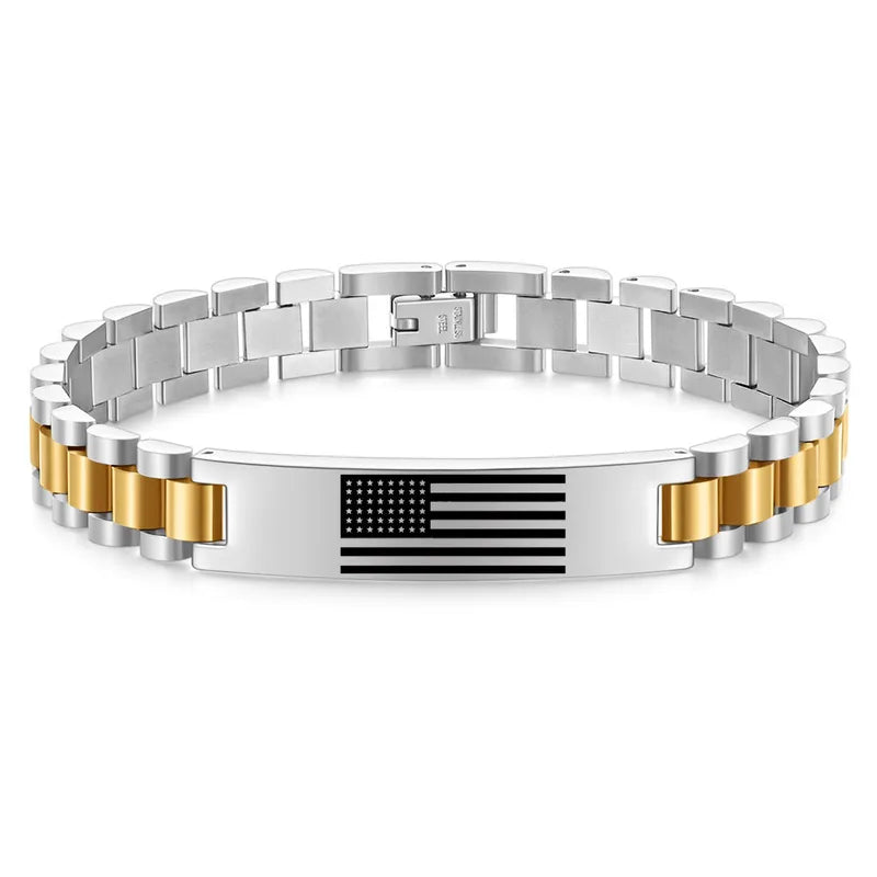 Linked Stainless Steel Bracelet