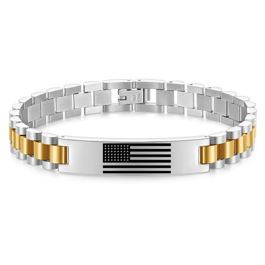 Linked Stainless Steel Bracelet