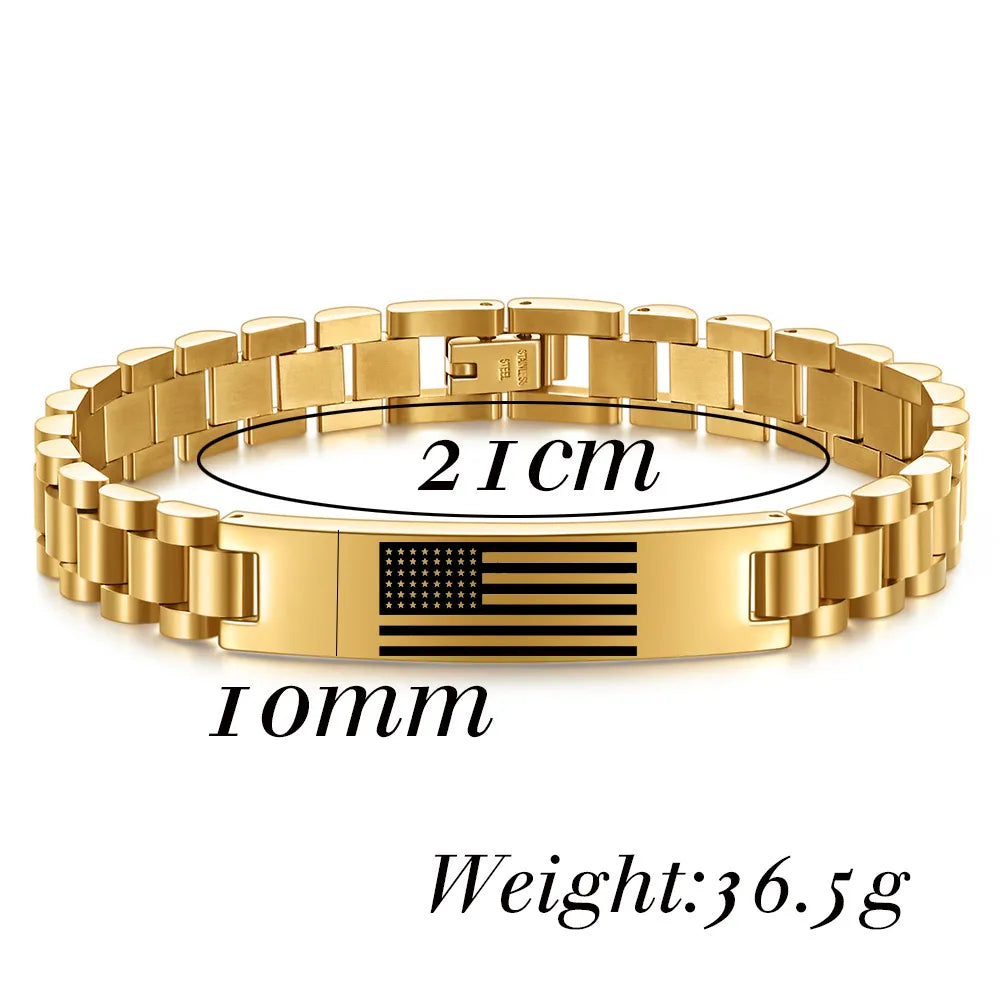 Linked Stainless Steel Bracelet