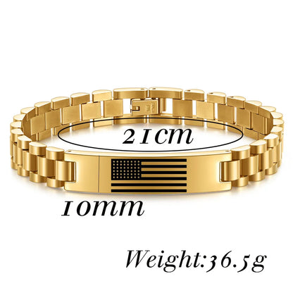 Linked Stainless Steel Bracelet