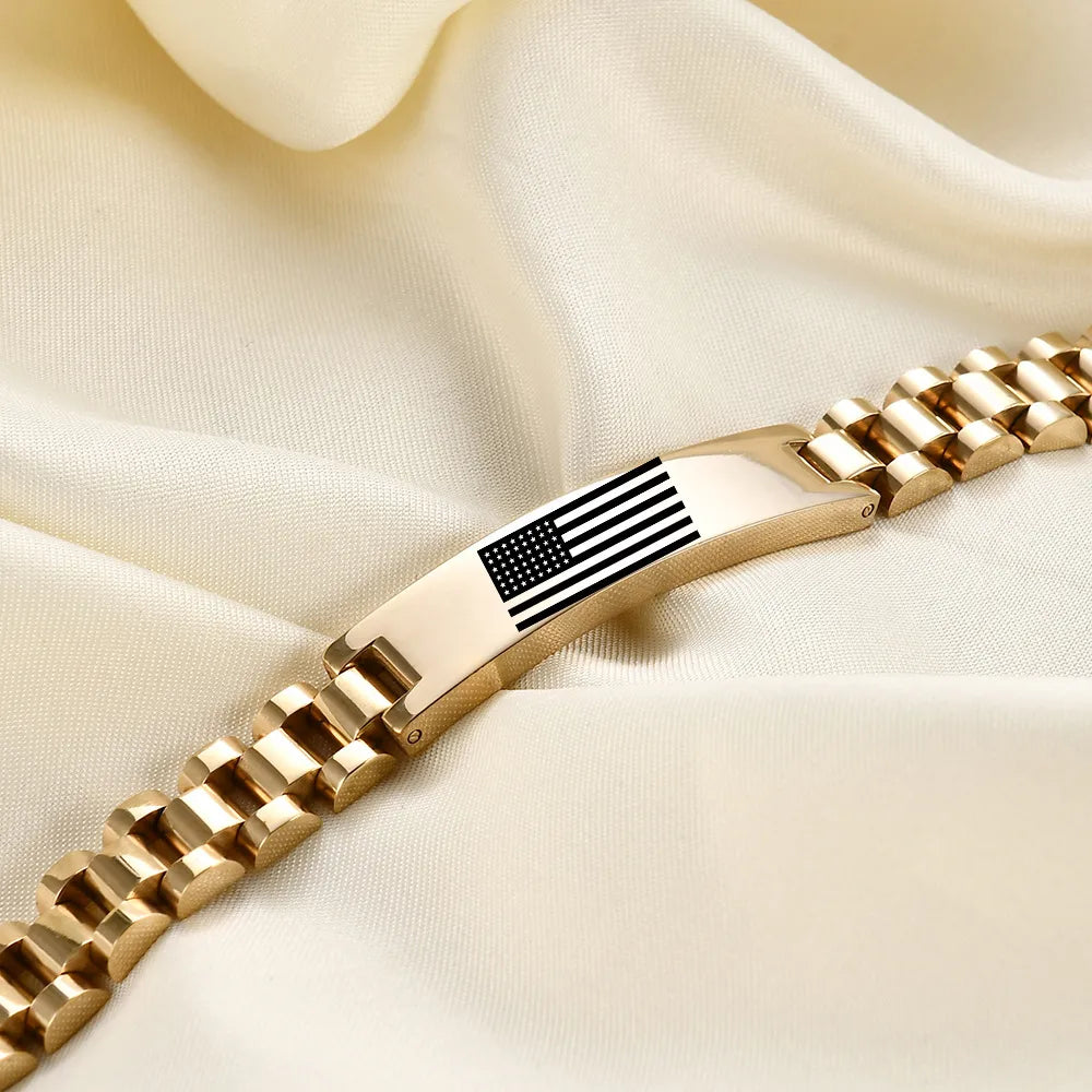 Linked Stainless Steel Bracelet
