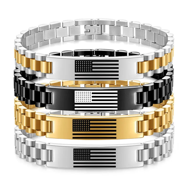 Linked Stainless Steel Bracelet