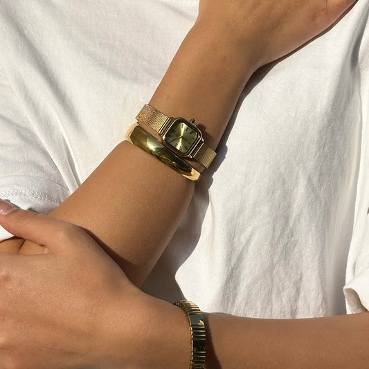 Vintage Meshleaf Timepiece