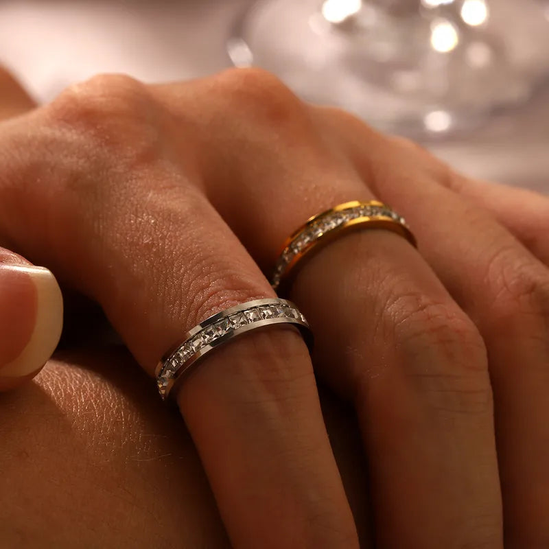 Titanium Everlasting Eternity Stackable Band