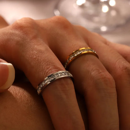 Titanium Everlasting Eternity Stackable Band