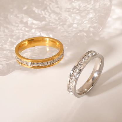 Titanium Everlasting Eternity Stackable Band