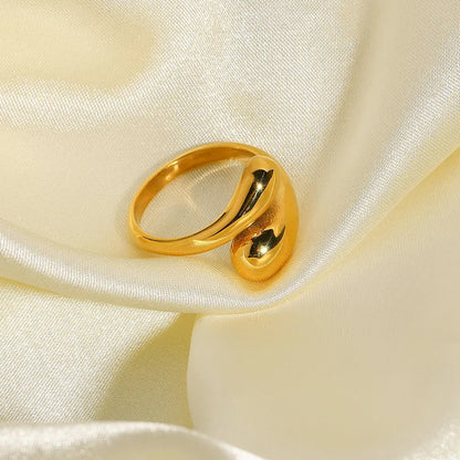 Gold Boho Hugging Silhouette Ring