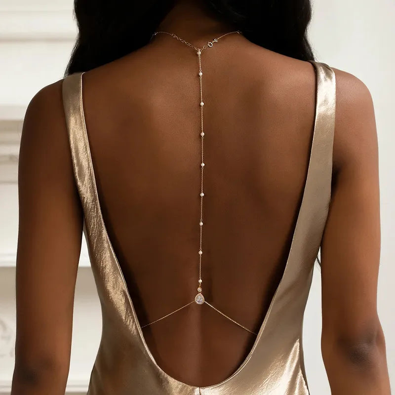 Spine Drop Back Necklace