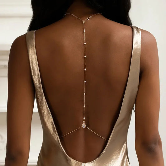 Spine Drop Back Necklace