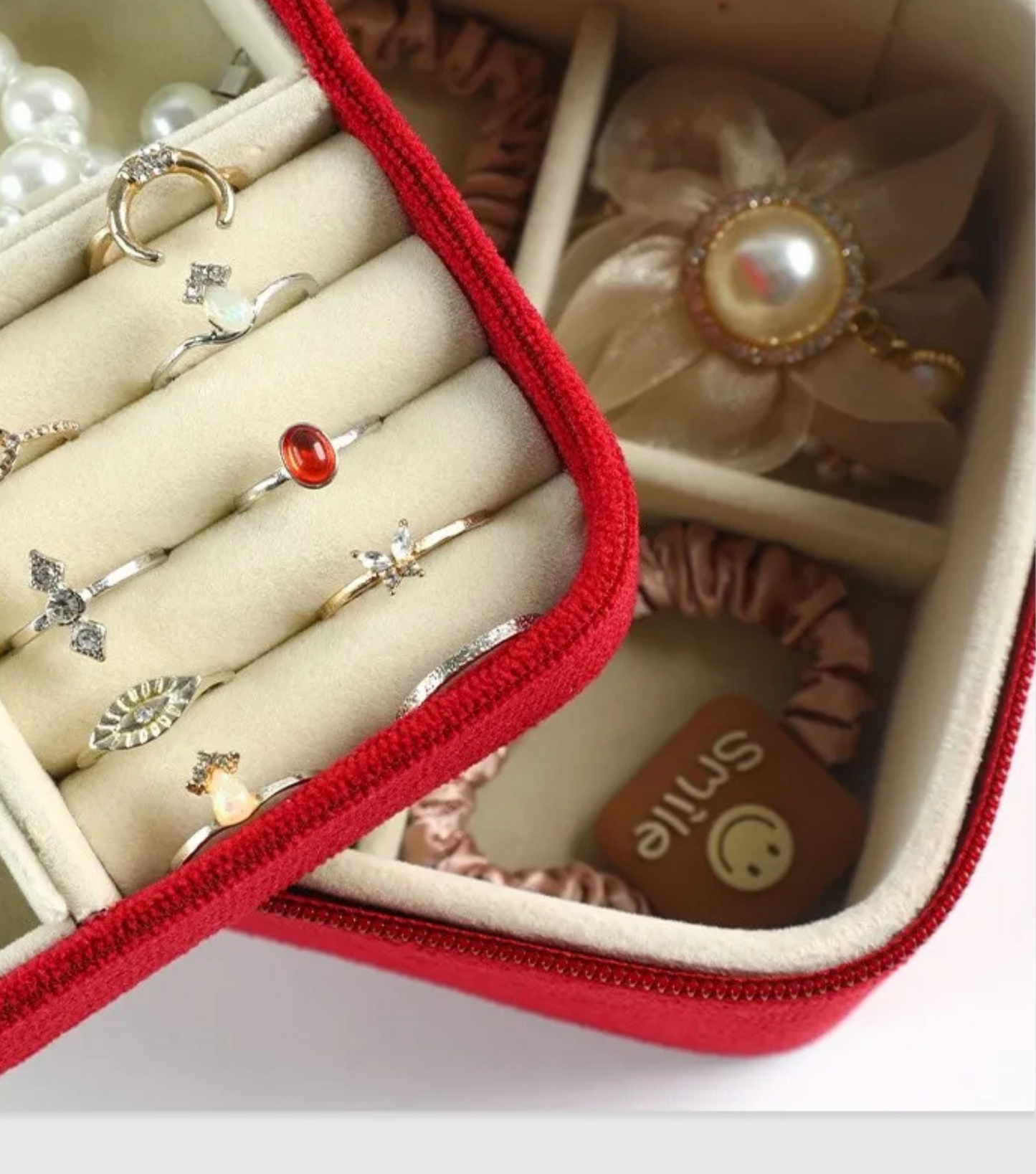 Corduroy Treasure Jewelry Box